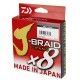 Plecionka Daiwa J-Braid Grand X8 0,10mm/135m, Gray Light