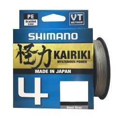 Plecionka Shimano Kairiki 4 0,315mm/150m, Steel Gray
