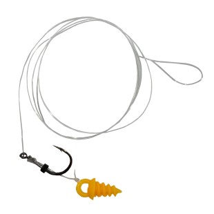 Przypon Kamatsu Method Feeder Long Isema with Screw rozm.8, 0,22mm/30cm (10szt.)