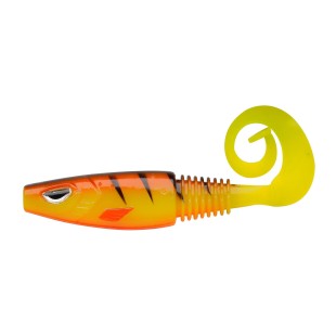 Przynęta gumowa Berkley Sick Curl 8cm, Hot Yellow Perch