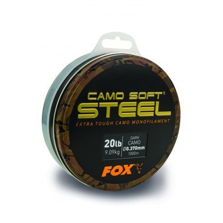 Żyłka Fox Camo Soft Steel 0,37mm/1000m - Dark Camo