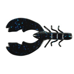 Przynęta gumowa Berkley Power Bait Chigger Craw 10cm, Black Blue Fleck