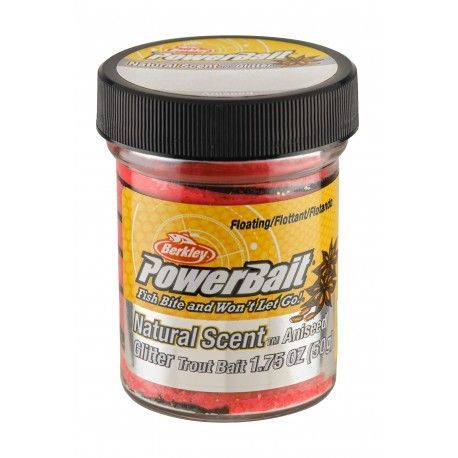 Ciasto Berkley Power Bait Natural Glitter Trout Bait - Anyż 50g