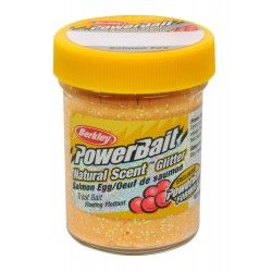Ciasto Berkley Power Bait Natural Glitter Trout Bait - Salmon Egg 50g, Salmon Peach