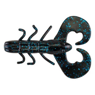 Przynęta gumowa Berkley Power Bait Chigger Bug 8cm, Black Blue Fleck