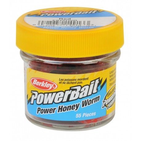 Sztuczne robaki Berkley Power Bait Power Honey Worm 3cm, Red (55szt.)