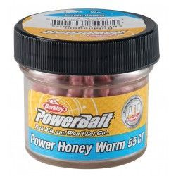 Sztuczne robaki Berkley Power Bait Power Honey Worm 2,5cm, Bubblegum (55szt.)