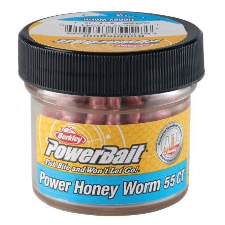 Sztuczne robaki Berkley Power Bait Power Honey Worm 2,5cm, Bubblegum (55szt.)