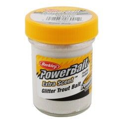 Ciasto Berkley Power Bait Glitter Trout Bait 50g, White