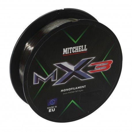 Żyłka Mitchell MX3 Mono 0,35mm/300m, Low-Vis Green
