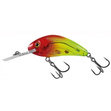 Wobler Salmo Rattlin Hornet Clear Floating 4,5cm/6g, Bright Red Head