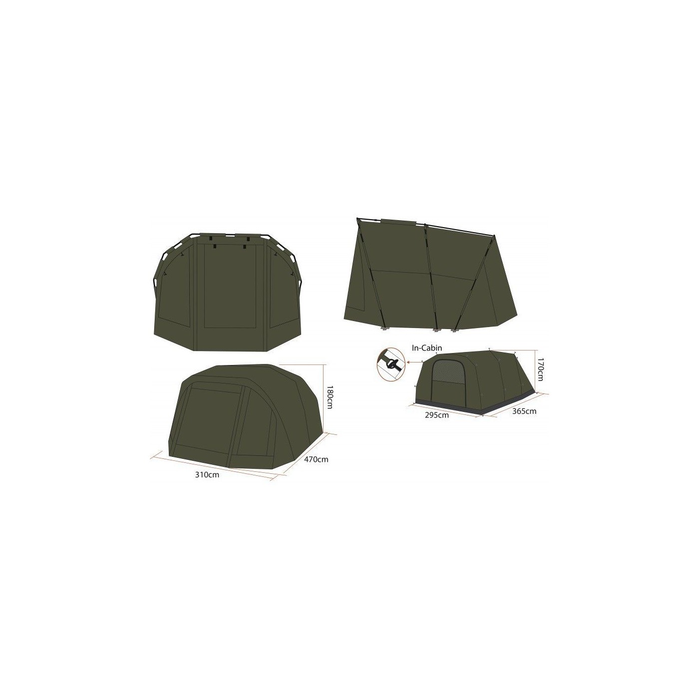 Narzuta do namiotu Anaconda Nighthawk F4-3 Winterskin