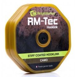 Plecionka przyponowa Ridge Monkey RM-Tec Stiff Coated Hooklink 35lb/20m, Camo