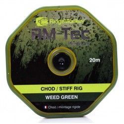 Plecionka przyponowa Ridge Monkey RM-Tec Chod Stiff Rig 20lb/20m, Weed Green