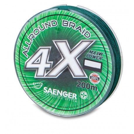 Plecionka Saenger 4 X Allround Braid 0,23mm/200m, Deep Green