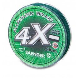 Plecionka Saenger 4 X Allround Braid 0,25mm/200m, Deep Green