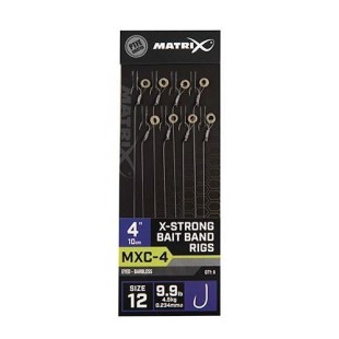 Przypon Matrix MXC-4 X-Strong Bait Band Rig rozm.12 0,234mm/10cm (8szt.)