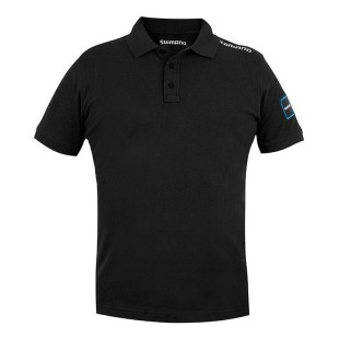 Koszulka Shimano Polo Aero Black, rozm.S