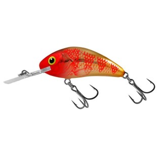 Wobler Salmo Rattlin Hornet Floating 3,5cm/3,1g, Golden Red Head