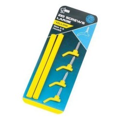 Pozycjoner Nash Zig Screws Large Yellow (4szt.)