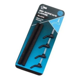 Pozycjoner Nash Zig Screws Large Black (4szt.)
