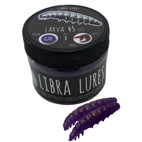 Przynęta gumowa Libra Lures Larva 020 Purple with Glitter