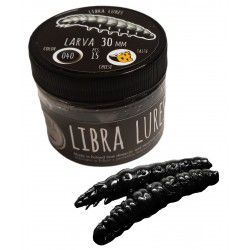 Przynęta gumowa Libra Lures Larva 040 Black