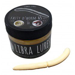 Przynęta gumowa Libra Lures Fatty D'Worm 005 Cheese