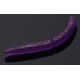 Przynęta gumowa Libra Lures Fatty D'Worm 020 Purple with Glitter