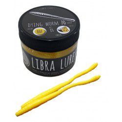Przynęta gumowa Libra Lures Dying Worm 007 Yellow