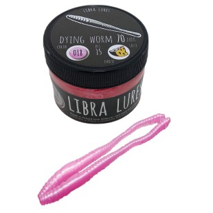 Przynęta gumowa Libra Lures Dying Worm 018 Pink Pearl