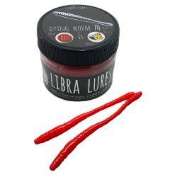 Przynęta gumowa Libra Lures Dying Worm 021 Red