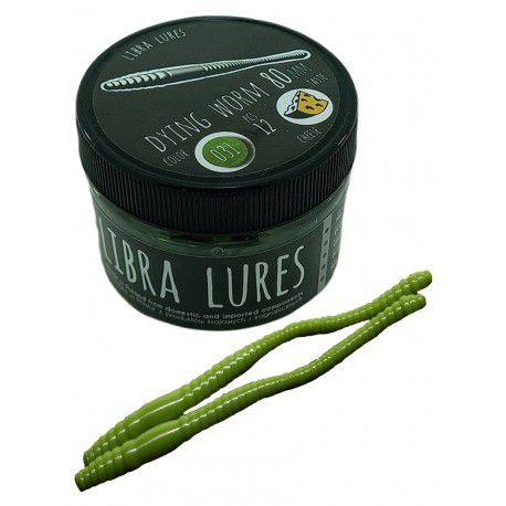 Przynęta gumowa Libra Lures Dying Worm 031 Olive