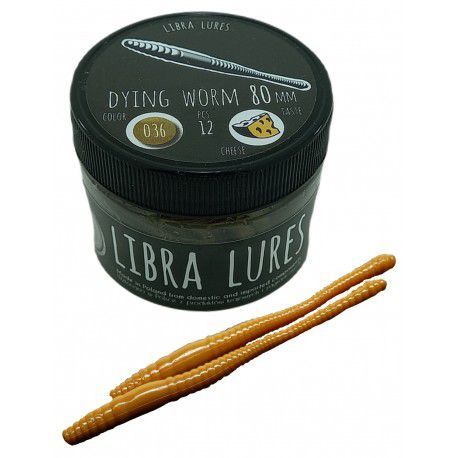 Przynęta gumowa Libra Lures Dying Worm 036 Coffee Milk