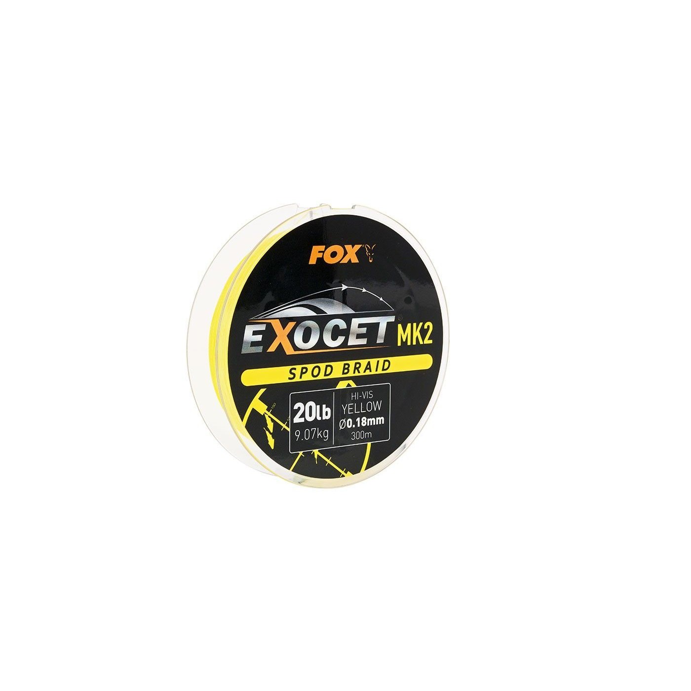 Plecionka Fox Exocet MK2 Spod Braid Hi-Vis Yellow 0,18mm/300m