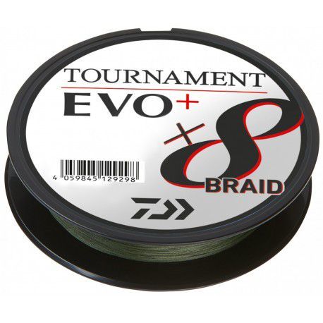 Żyłka Daiwa Tournament X8 Braid EVO+ 135m, ciemnozielony