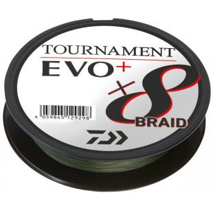 Plecionka Daiwa Tournament X8 Braid EVO+ 900m, ciemnozielony