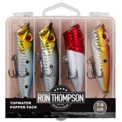 Zestaw przynęt Ron Thompson Topwater Popper Pack (4szt.)