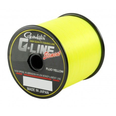Żyłka Gamakatsu G-Line Element 0,30mm/1325m, Fluo Yellow