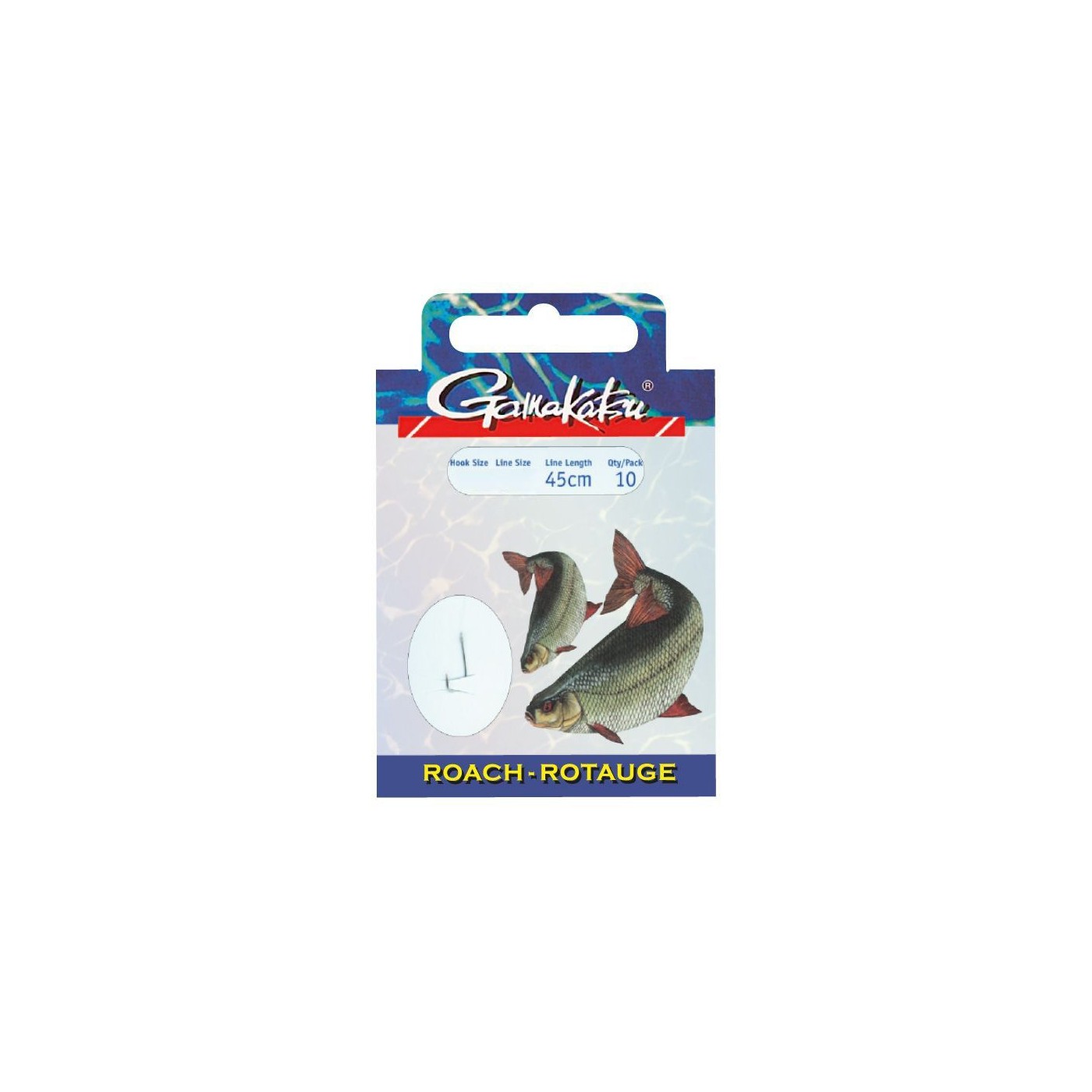 Przypon Gamakatsu Roach LS-1050 rozm.14 0,12mm/45cm (10szt.)
