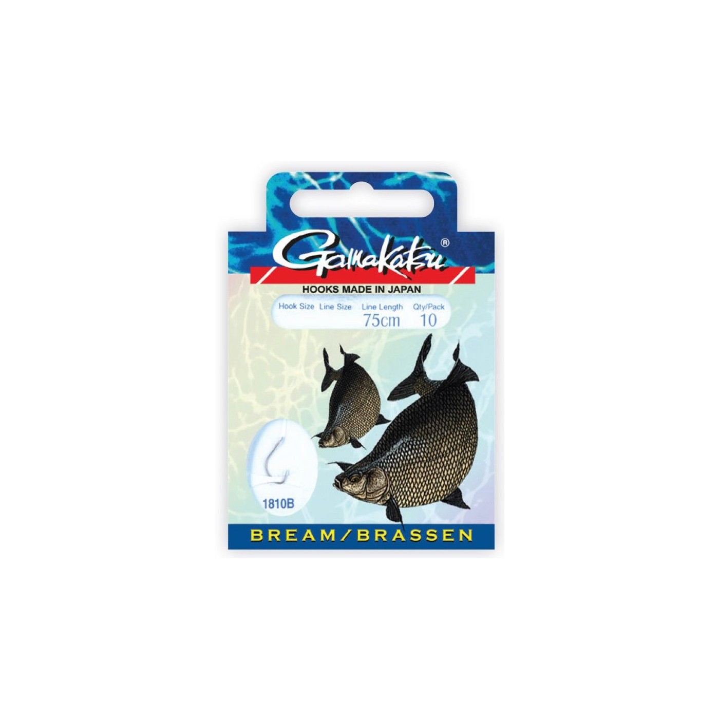 Przypon Gamakatsu Bream Feeder LS-1810 rozm.14 0,12mm/75cm (10szt.)