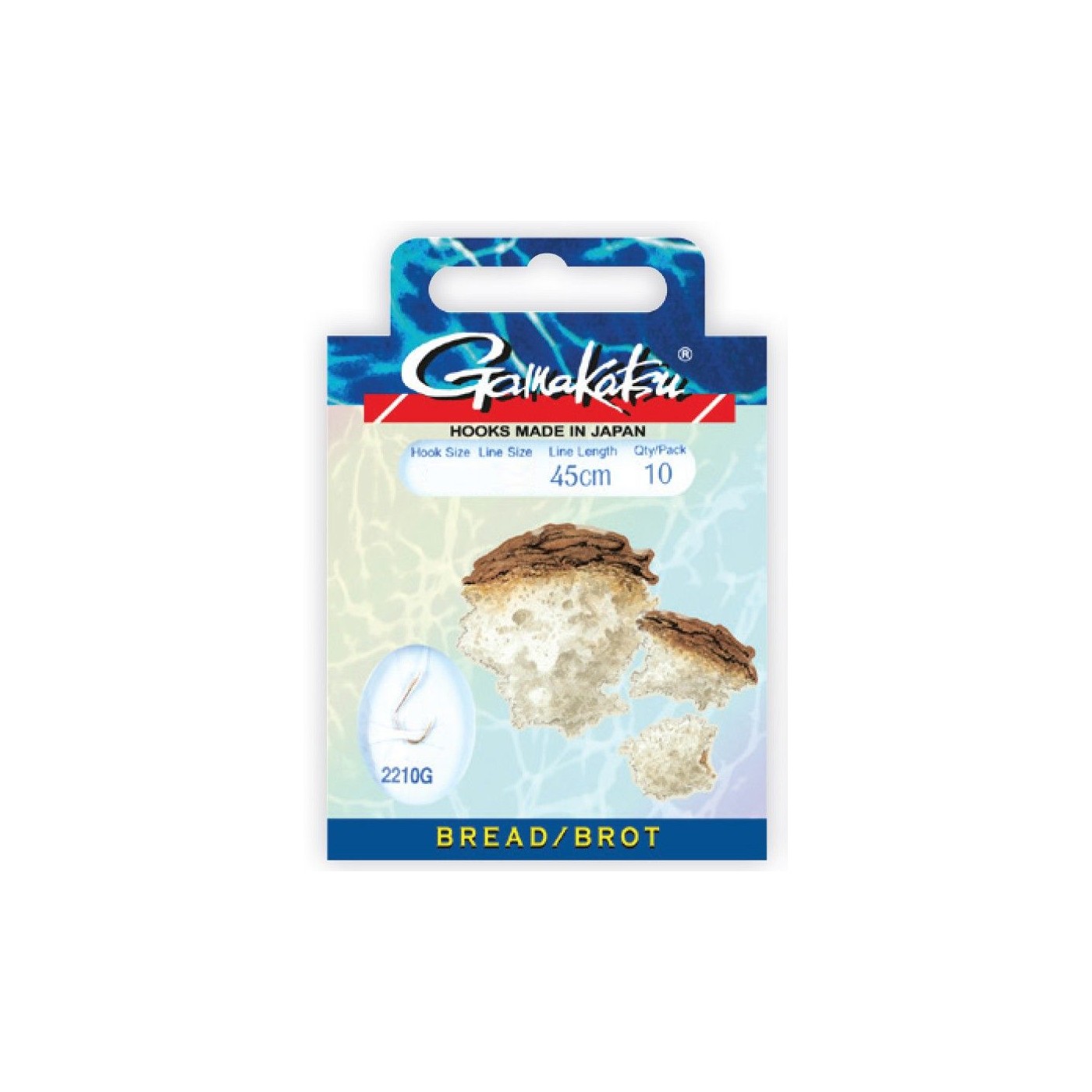 Przypon Gamakatsu Bread LS-2210 rozm.10 0,16mm/45cm (10szt.)