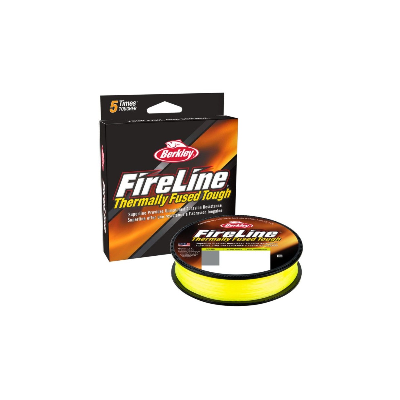 Plecionka Berkley Fireline Fused Original 150m, Flame Green