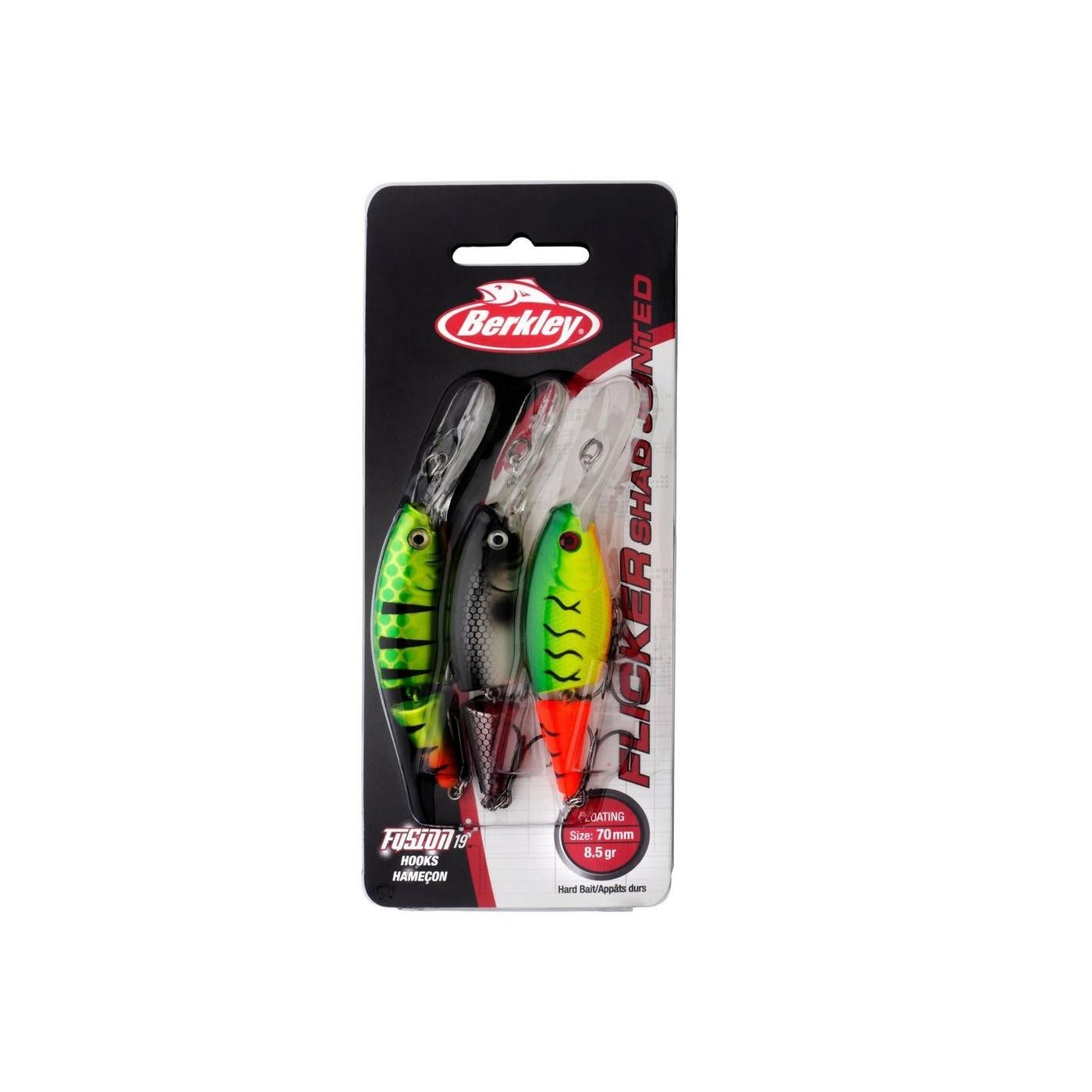 Zestaw woblerów Berkley Flicker Shad (3szt.)