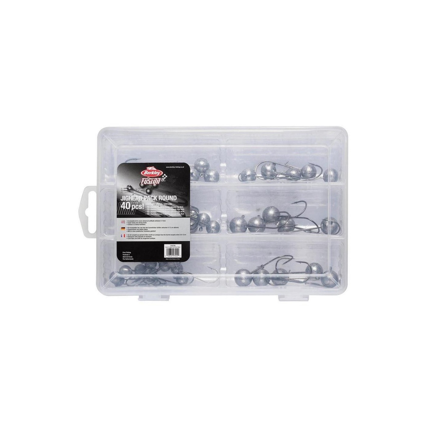 Zestaw główek jigowych Berkley Fusion19 Jighead Round Pack (40szt.)