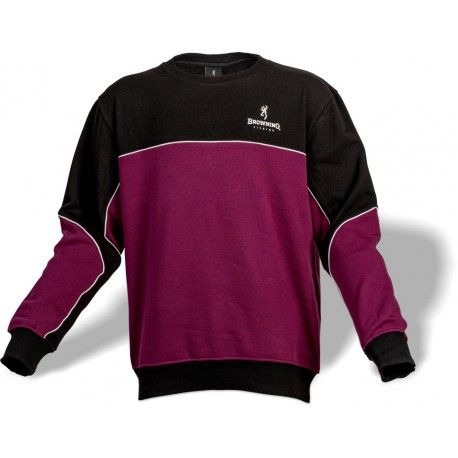 Bluza Browning Sweat Shirt czarno/bordowa
