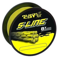 Plecionka Black Cat S-Line 0,38mm/250m, Yellow