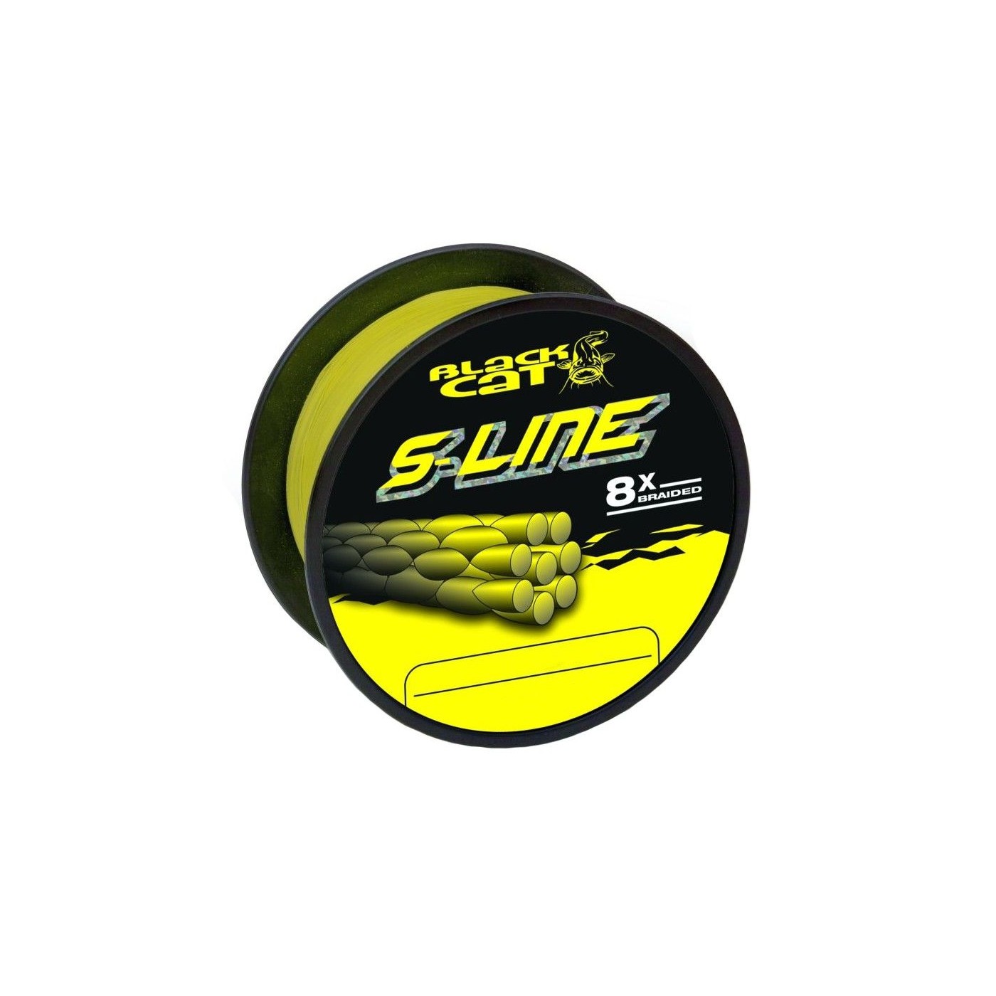 Plecionka Black Cat S-Line 0,42mm/250m, Yellow
