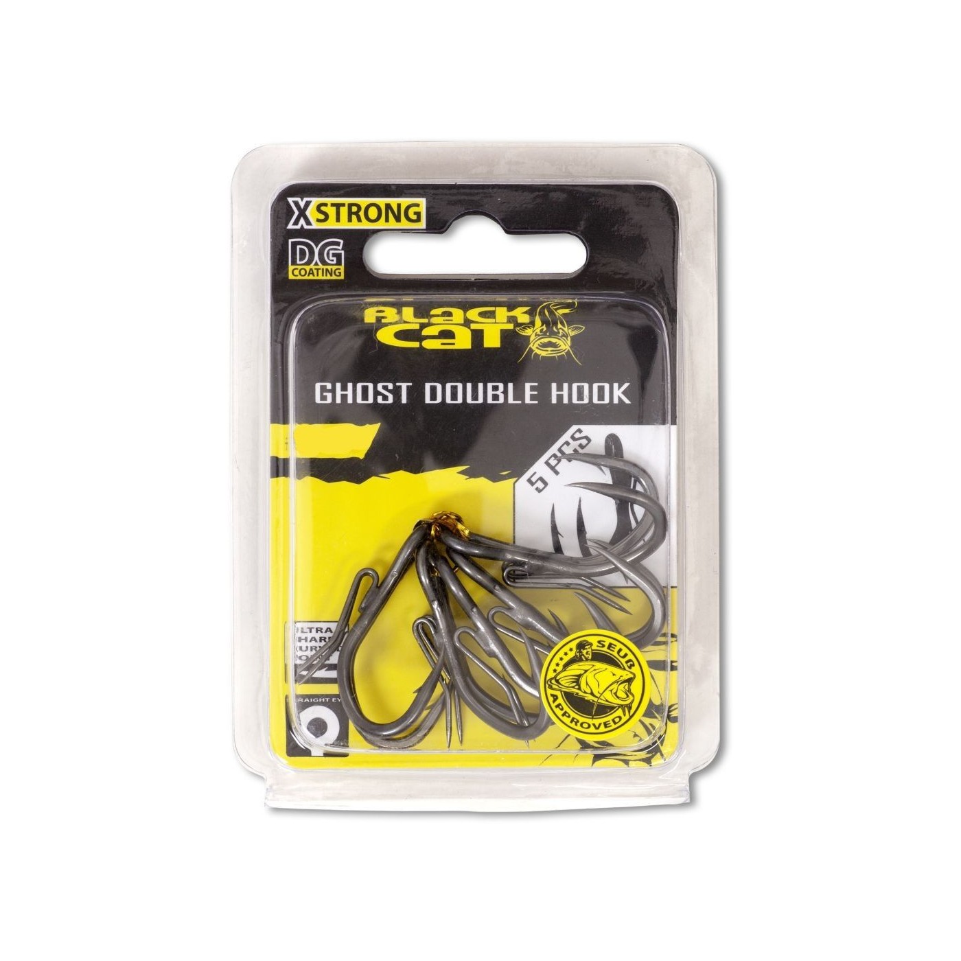 Kotwica Black Cat Ghost Double Hook DG Coating (5szt.)
