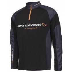 Koszulka Savage Gear Tournament Gear Shirt 1/2 Zip